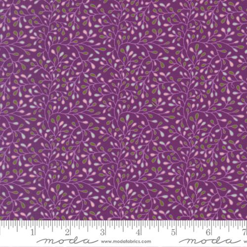 Floral Fondant | Plum Col. 15 | Floral Fondant Collection | Moda | Cotton Fabric | 14137
