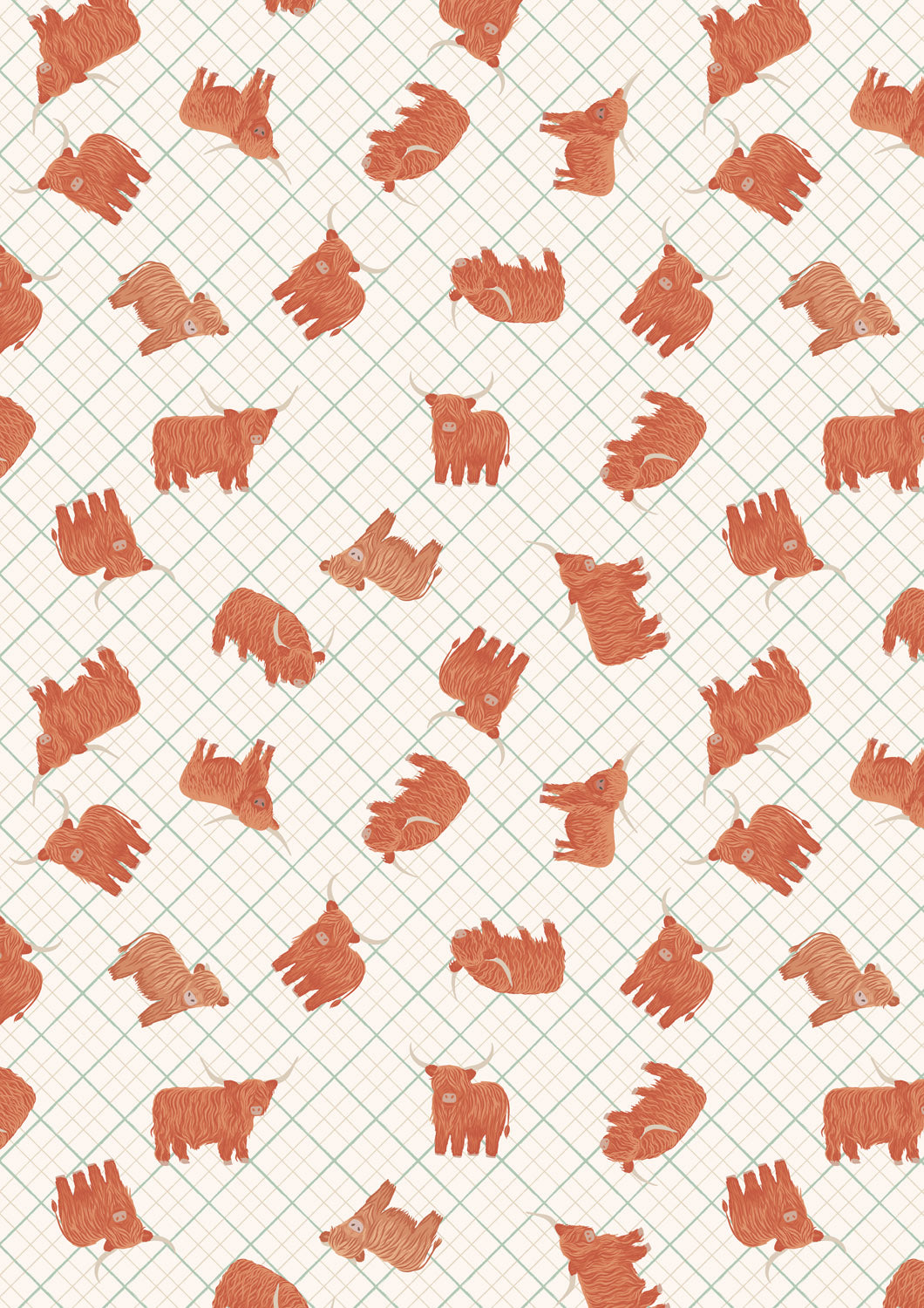 Highlands check cream | Celtic Summer | Lewis & Irene | Cotton Fabric | A992A
