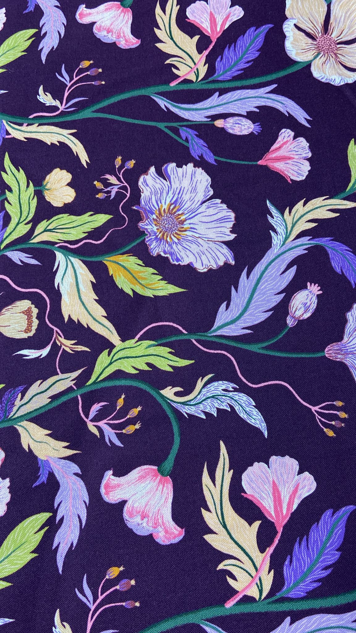 Floral Fondant | Plum Col. 15 | Floral Fondant Collection | Moda | Cotton Fabric | 14130