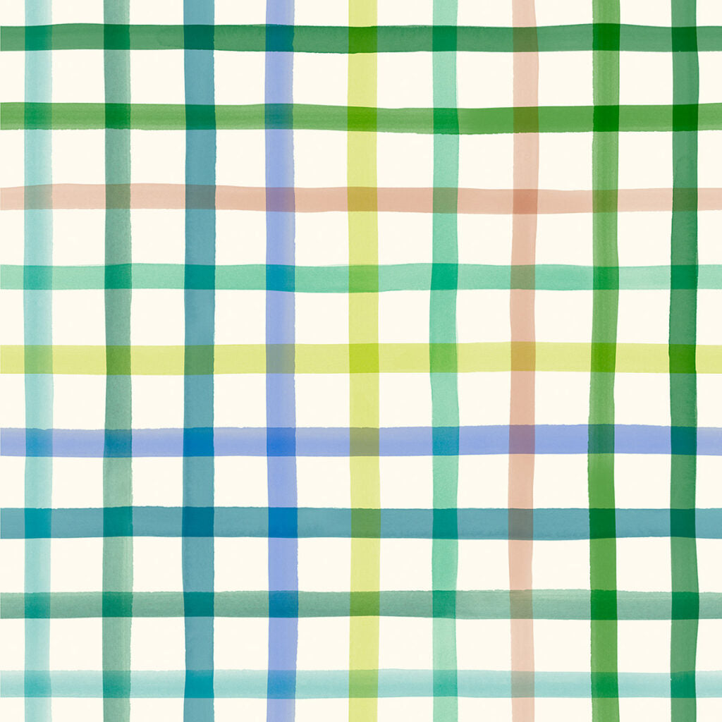Picnic - Grass | Wee Blue Bell | Lewis & Irene | Cotton Fabric | WB024