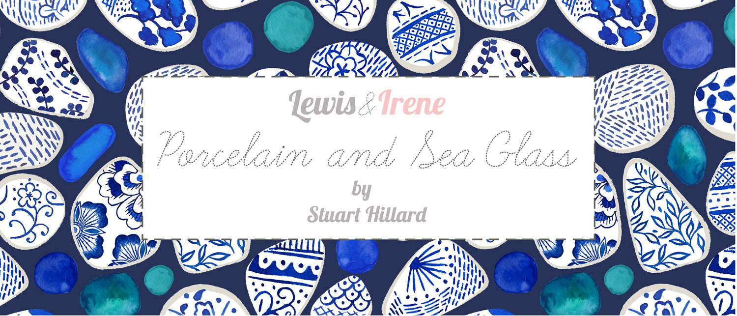 Lewis and Irene, Porcelain and Sea Glass