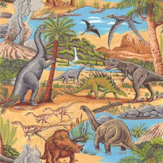 Lost World | Scenic Col. 101 | Lost World Collection | Nutex | Cotton Fabric | 80300