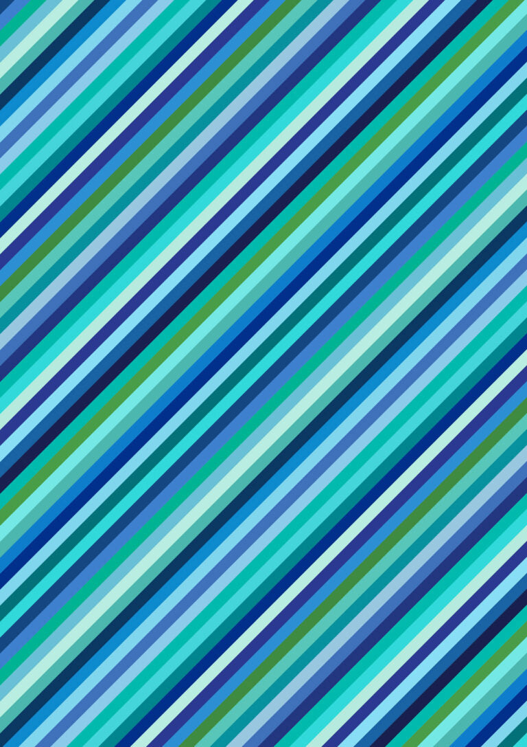 Blue Stripes | Animal Alphabet | Lewis & Irene | Cotton Fabric | A973C