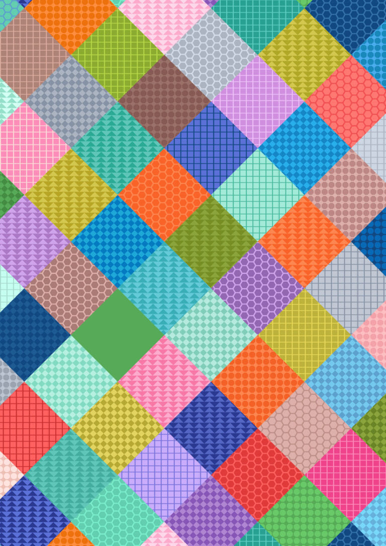 Patchwork Multi | Animal Alphabet | Lewis & Irene | Cotton Fabric | A974A