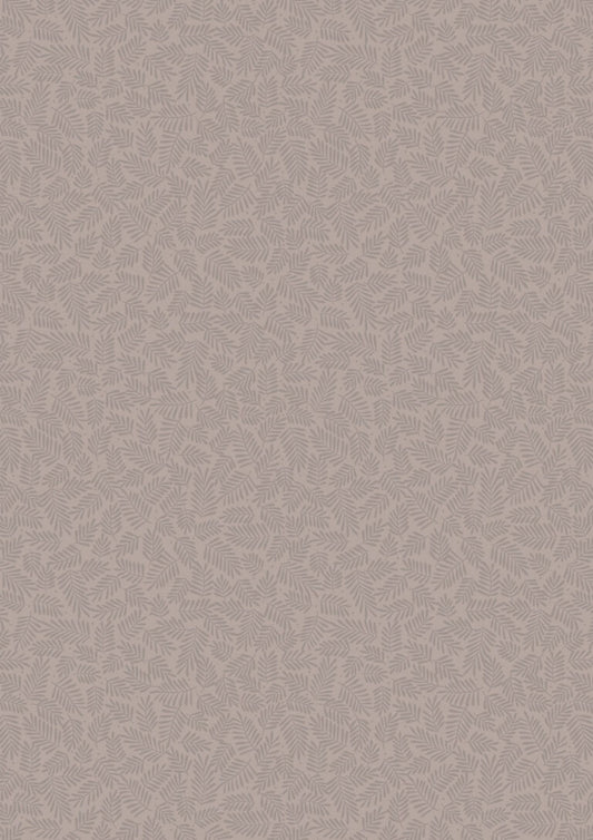 Mini Leaves on Light Cocoa | Botanical Oasis | Lewis & Irene | Cotton Fabric | A983C