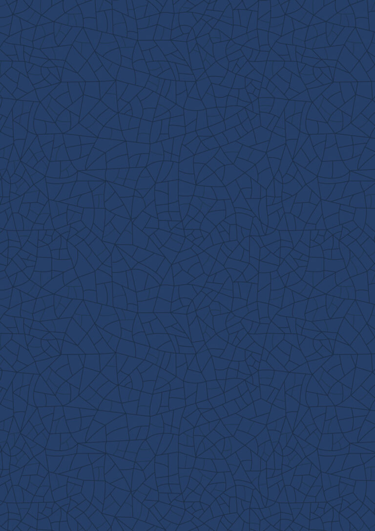 Crackle Glaze - Dark Blue | Porcelain and Sea Glass | Lewis & Irene | Cotton Fabric | A993C