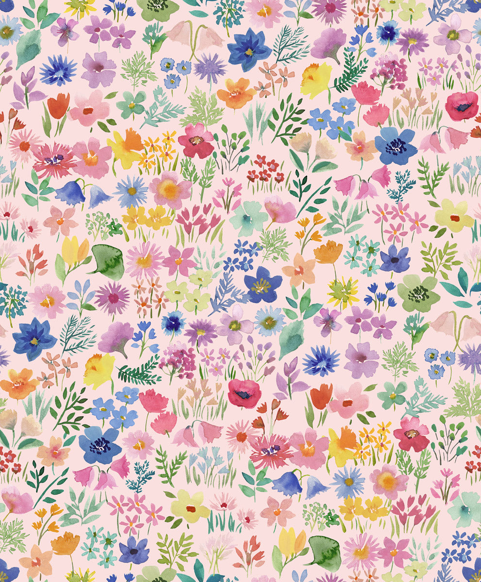 Flower Library - Petal | Flower Collection | Lewis & Irene | Cotton Fabric | BG033