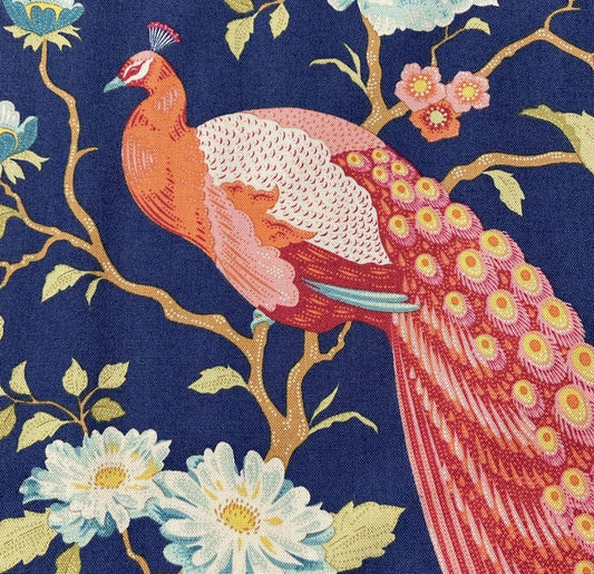 Peacock Tree Navy | Chic Escape | Tilda | Cotton Fabric | N/A