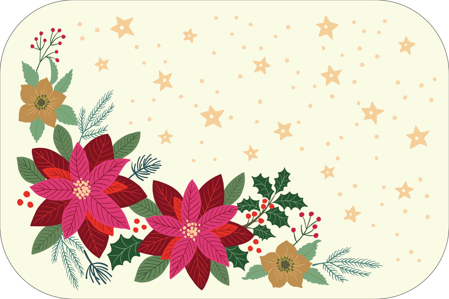 All is Bright placemats panel | All is Bright | Lewis & Irene | Cotton Fabric | SH27