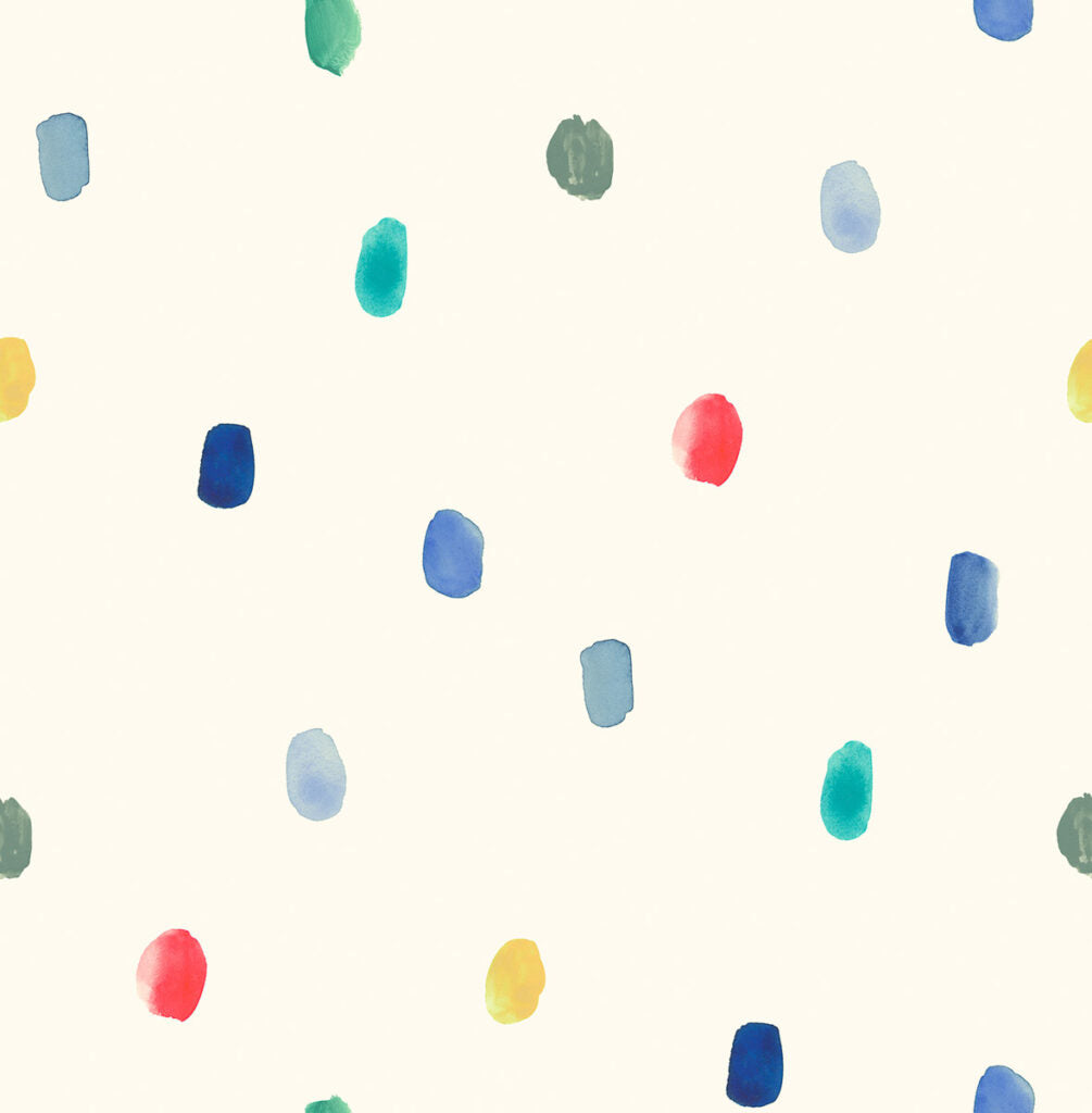 Finger Painting - Garden | Wee Blue Bell | Lewis & Irene | Cotton Fabric | WB025