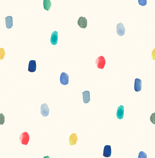 Finger Painting - Garden | Wee Blue Bell | Lewis & Irene | Cotton Fabric | WB025
