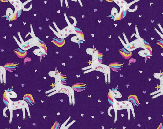 Unicorn Magic Rainbows | Benartex Magic Rainbows | Cotton Fabric | CP9798